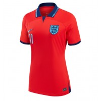 Camiseta Inglaterra Marcus Rashford #11 Segunda Equipación Replica Mundial 2022 para mujer mangas cortas